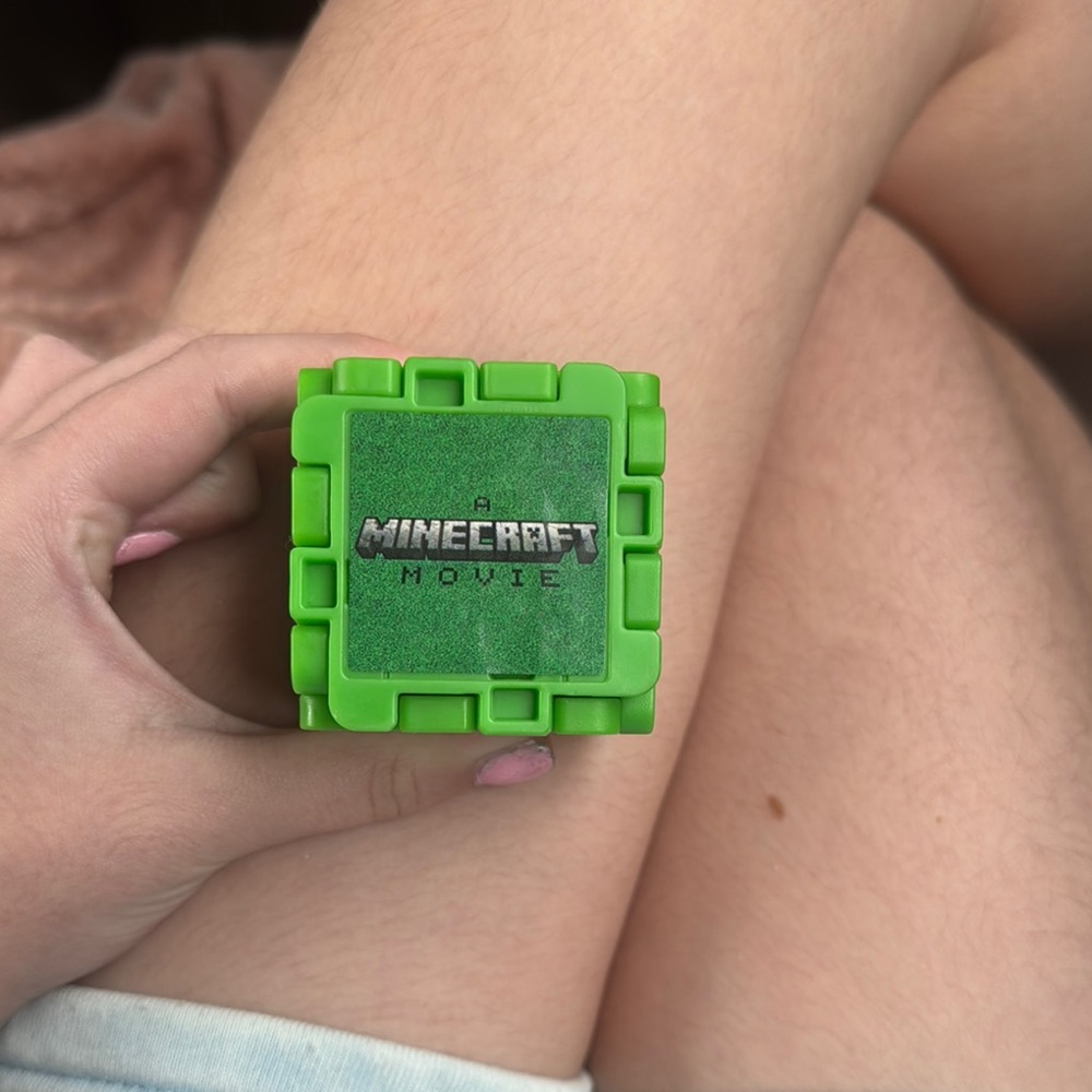Minecraft Movie Green Cube